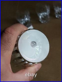 6 Verres à Whisky modèle Cassino (Rare) 13 Cm Tbe cristal Baccarat