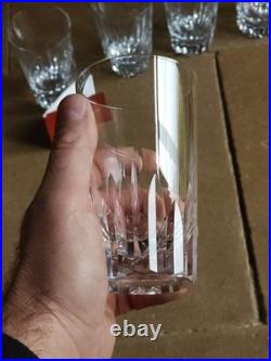 6 Verres à Whisky modèle Cassino (Rare) 13 Cm Tbe cristal Baccarat