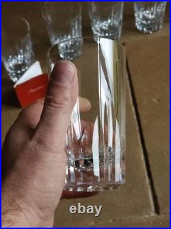 6 Verres à Whisky modèle Cassino (Rare) 13 Cm Tbe cristal Baccarat