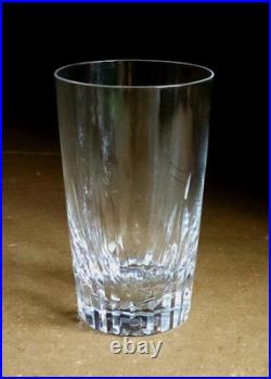 6 Verres à Whisky modèle Cassino (Rare) 13 Cm Tbe cristal Baccarat