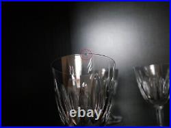 6 Verres à eau en cristal Baccarat modèle lorraine casino cote d'azure 14,2 cm