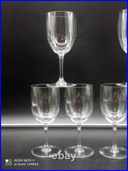 6 Verres à vin Rouge en Cristal de BACCARAT modèle PERFECTION 15,5 cm, signé