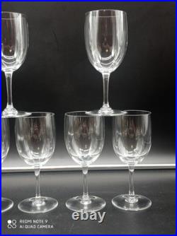 6 Verres à vin Rouge en Cristal de BACCARAT modèle PERFECTION 15,5 cm, signé