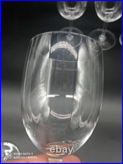 6 Verres à vin Rouge en Cristal de BACCARAT modèle PERFECTION 15,5 cm, signé