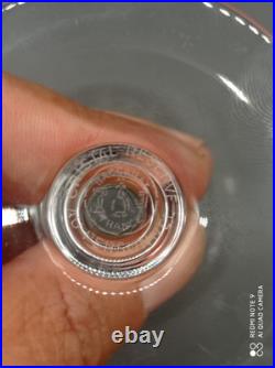 6 Verres à vin Rouge en Cristal de BACCARAT modèle PERFECTION 15,5 cm, signé