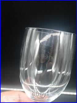 6 Verres à vin Rouge en Cristal de BACCARAT modèle PERFECTION 15,5 cm, signé