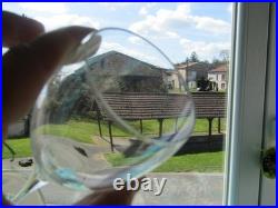 6 Verres à vin blanc en cristal de baccarat du modèle Saint Rémy