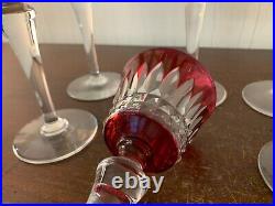 6 Verres à vin modèle Piccadilly en cristal de Baccarat (prix à la pièce)