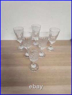 6 Verres en cristal de Baccarat modèle d Assas