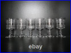 6 anciens verres à EAU cristal gravé Baccarat gravure 4770 étoiles fleur 15 cm 6 anciens verres à EAU cristal gravé Baccarat gravure 4770 étoiles fleur 15 cm