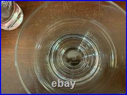 6 coffrets de deux chopes modèle Véga en cristal de Baccarat (prix d'un coffret)