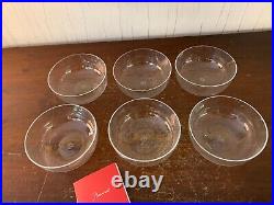 6 coupelles rince doigts en cristal de Baccarat (prix des 6) 6 coupelles rince doigts en cristal de Baccarat (prix des 6)