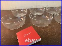 6 coupelles rince doigts en cristal de Baccarat (prix des 6) 6 coupelles rince doigts en cristal de Baccarat (prix des 6)