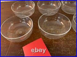 6 coupelles rince doigts en cristal de Baccarat (prix des 6) 6 coupelles rince doigts en cristal de Baccarat (prix des 6)
