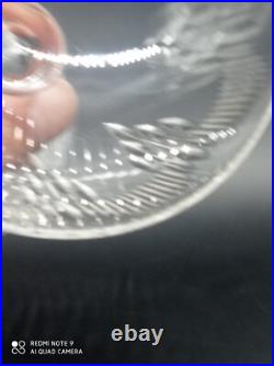 6 coupes à Champagne en Cristal de BACCARAT modèle Molière, 12,5 cm