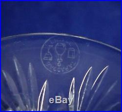 6 coupes à champagne cristal Baccarat Lagny 13 cm Réf A25/7/9 cup