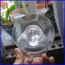 6 coupes a champagne en cristal de Baccarat signé modèle ARMAGNAC