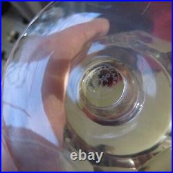 6 coupes à champagne en cristal de baccarat modèle Périgord