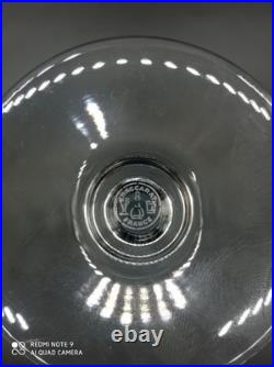 6 flutes à Champagne en Cristal de BACCARAT modèle Dom Pérignon, signé, H 23,5cm