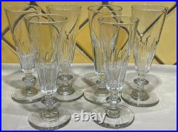 6 flutes à Champagne en cristal de BACCARAT SAINT LOUIS modèle Caton 6 flutes à Champagne en cristal de BACCARAT SAINT LOUIS modèle Caton