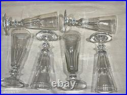 6 flutes à Champagne en cristal de BACCARAT SAINT LOUIS modèle Caton 6 flutes à Champagne en cristal de BACCARAT SAINT LOUIS modèle Caton