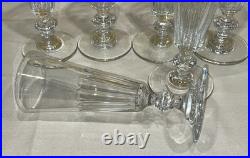 6 flutes à Champagne en cristal de BACCARAT SAINT LOUIS modèle Caton 6 flutes à Champagne en cristal de BACCARAT SAINT LOUIS modèle Caton