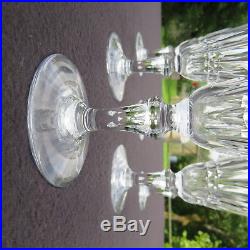 6 flûtes à champagne en cristal de baccarat modèle piccadilly signée