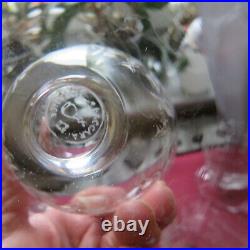 6 grand verres a eau en cristal de baccarat modèle Argentina signé H 11 CM