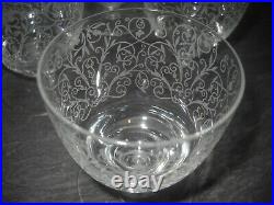 6 grands verres à vin en cristal de Baccarat modèle LULLI