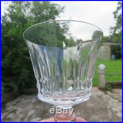 6 verre à eau en cristal de baccarat modèle piccadilly signé