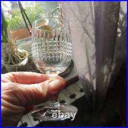 6 verre a vin en cristal de baccarat modèle Nancy H 12,5 cm