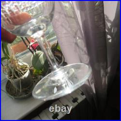 6 verre a vin en cristal de baccarat modèle Nancy H 12,5 cm