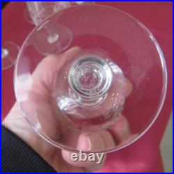 6 verre a vin en cristal de baccarat modèle Nancy H 12,5 cm