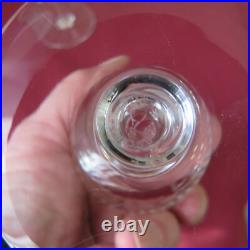 6 verre a vin en cristal de baccarat modèle Nancy H 12,5 cm