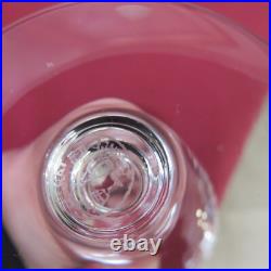 6 verre a vin en cristal de baccarat modèle Nancy H 12,5 cm