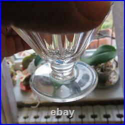 6 verre a vin en cristal de baccarat modèle Talleyrand H 8,5 cm signé lot 4