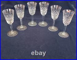 6 verres Burgos en cristal de Baccarat