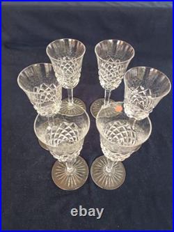6 verres Burgos en cristal de Baccarat