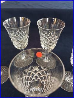 6 verres Burgos en cristal de Baccarat