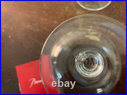 6 verres à Cognac Napoléon or cristal de Baccarat h 11 cm (prix à la pièce) 6 verres à Cognac Napoléon or cristal de Baccarat h 11 cm (prix à la pièce)