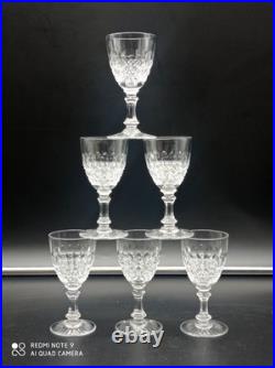 6 verres à Liqueur, vin cuit ou Porto en Cristal de BACCARAT Taille 5475