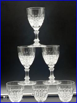 6 verres à Liqueur, vin cuit ou Porto en Cristal de BACCARAT Taille 5475
