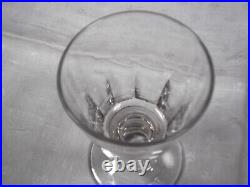 6 verres à eau 14,5 cm Baccarat côtes plates Saint-Louis CATON
