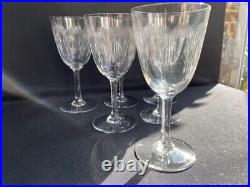 6 verres à eau Baccarat service Molière