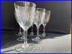 6 verres à eau Baccarat service Molière