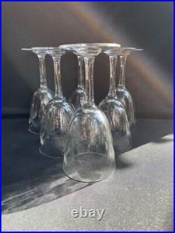 6 verres à eau Baccarat service Molière