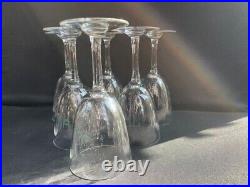 6 verres à eau Baccarat service Molière