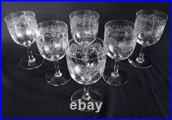 6 verres à eau cristal de Baccarat modèle Medicis 15,6cm 6 verres à eau cristal de Baccarat modèle Medicis 15,6cm