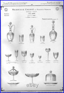 6 verres à eau cristal de Baccarat modèle Medicis 15,6cm 6 verres à eau cristal de Baccarat modèle Medicis 15,6cm