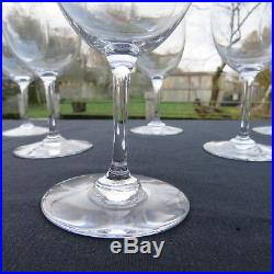 6 verres à eau cristal de Baccarat modèle perfection
